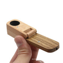 Factory direct new creative detachable double-layer small wooden smoking pipe